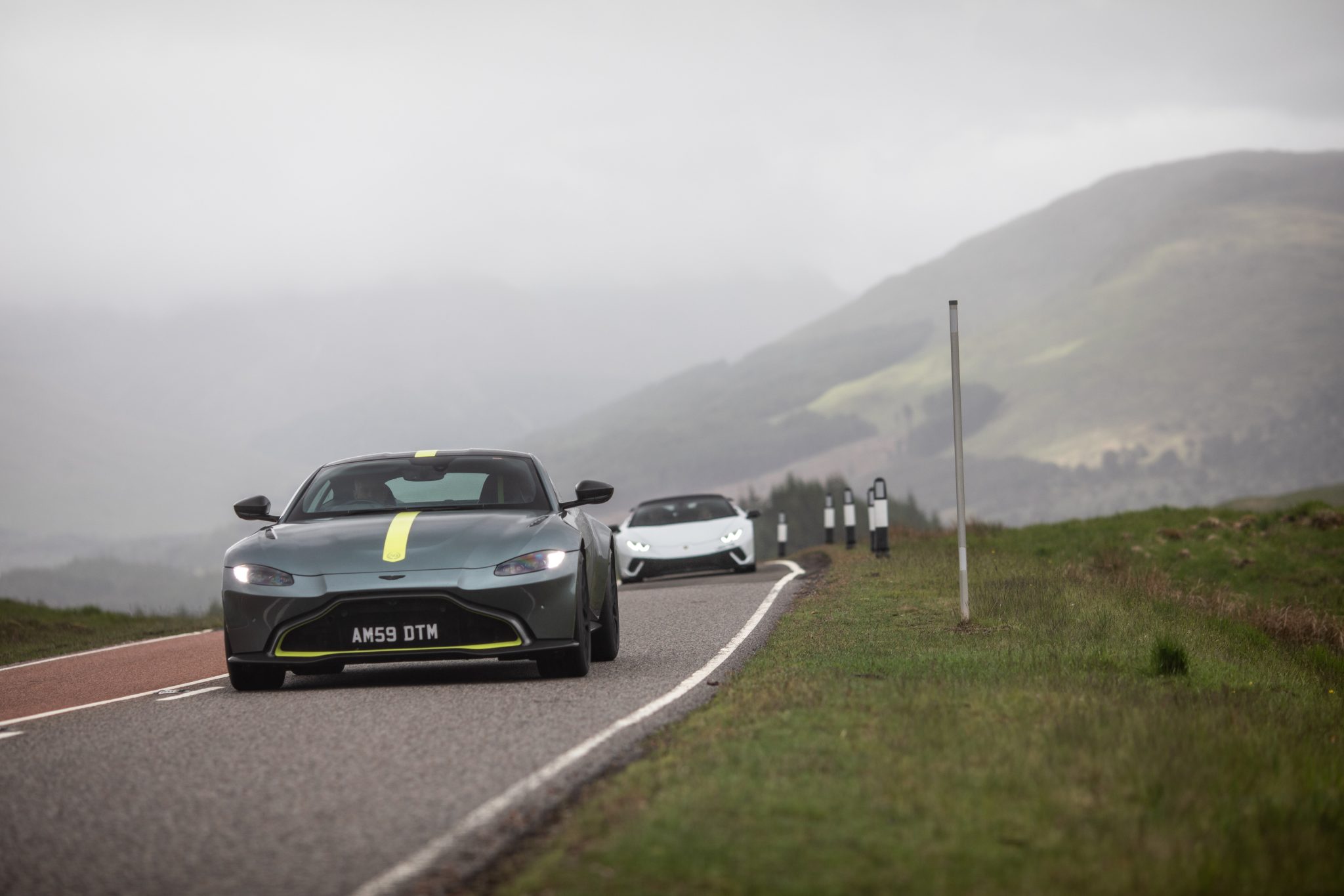 Green ASTON MARTIN VANTAGE AMR V8 on finance