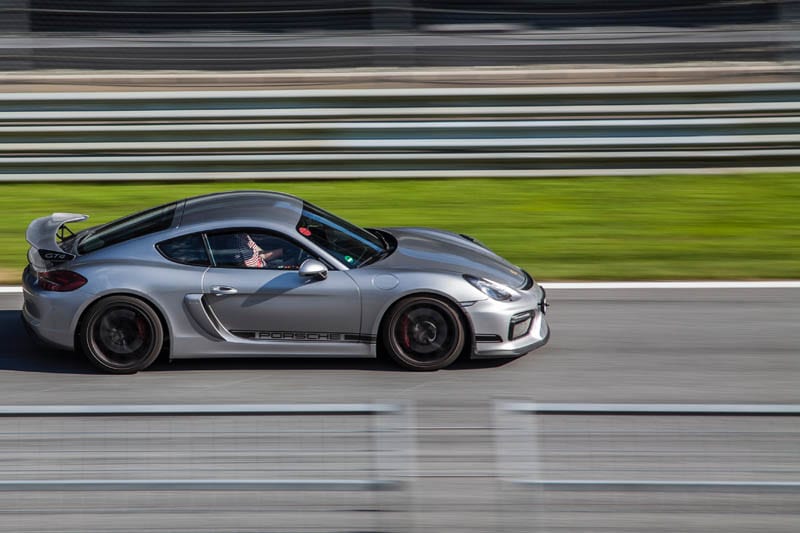 Porsche on the Race Track